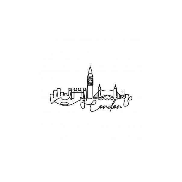 WALLXPERT Zidna dekoracija London - 175291