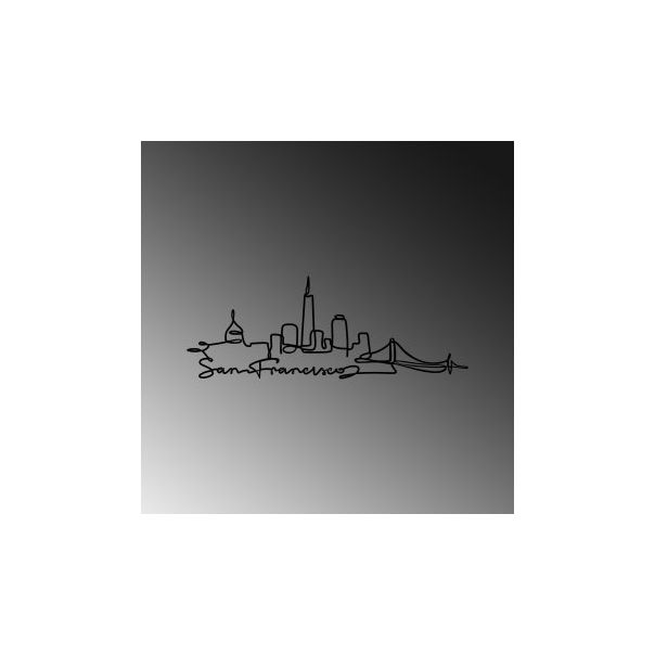 WALLXPERT Zidna dekoracija San Francisco - 175313