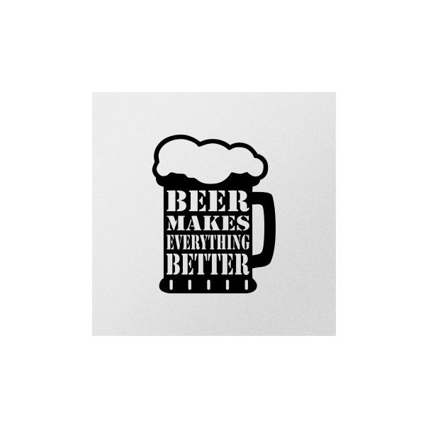WALLXPERT Zidna dekoracija Beer Metal Decor - 175314