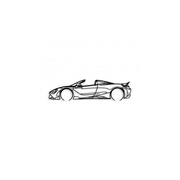WALLXPERT Zidna dekoracija McLaren 720S Silhouette - 175315