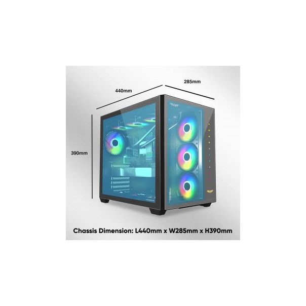 ARMAGGEDDON TESSARAXX CORE 12 AIR ATX gejmersko kuciste - 175791
