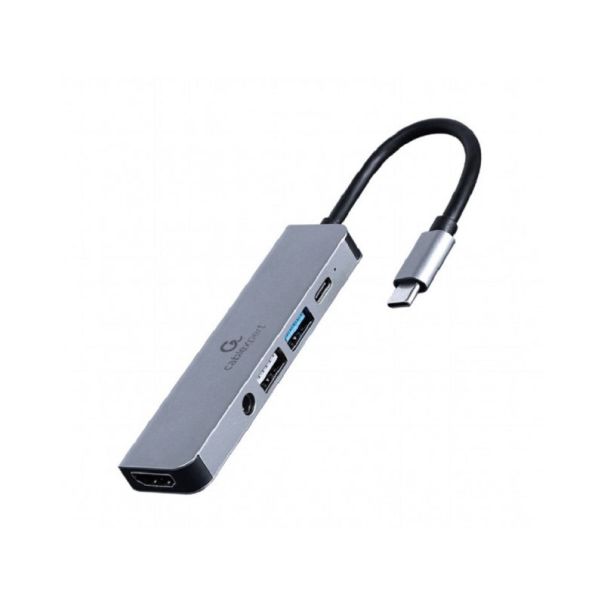 GEMBIRD Tip-C 5-u-1 multiport USB hub (A-CM-COMBO5-02) - 175835