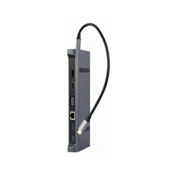GEMBIRD Tip-C 9-u-1 multiport USB hub (A-CM-COMBO9-02) - 175838