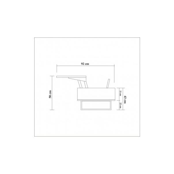HANAH HOME Sto za dnevnu sobu Est - 175957