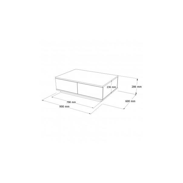 HANAH HOME Sto za dnevnu sobu FR14 AW - 175962