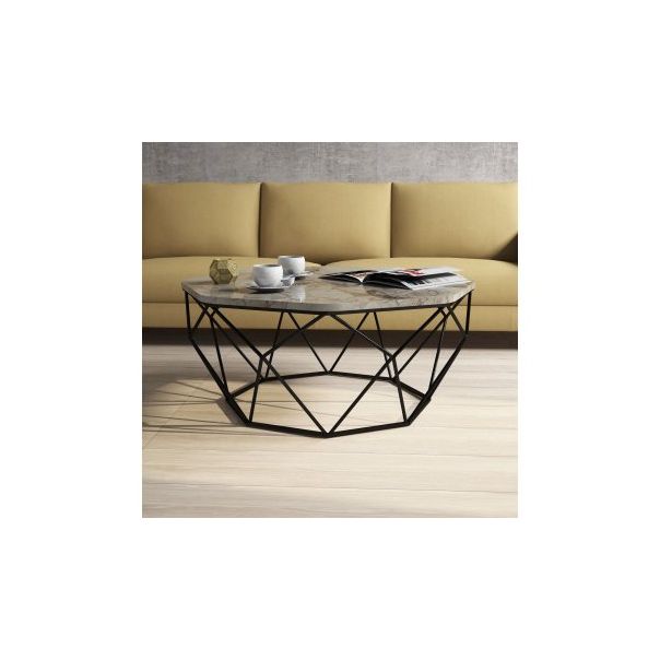 HANAH HOME Sto za dnevnu sobu Diamond White Marble - 175968