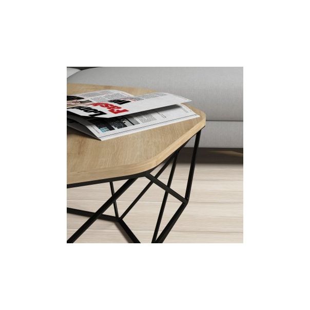 HANAH HOME Sto za dnevnu sobu Diamond Oak - 175999