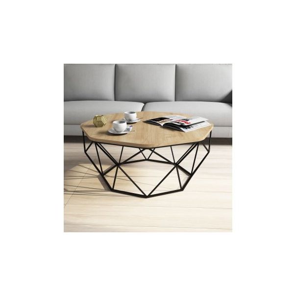HANAH HOME Sto za dnevnu sobu Diamond Oak - 175999