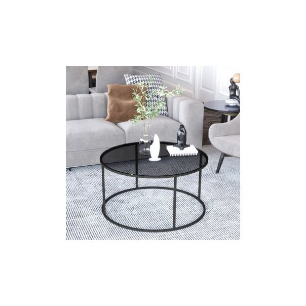 HANAH HOME Sto za dnevnu sobu Startis Black - 176006