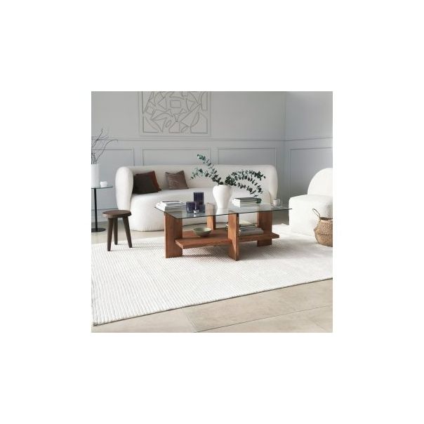 HANAH HOME Klub sto Babylon, braon - 176010