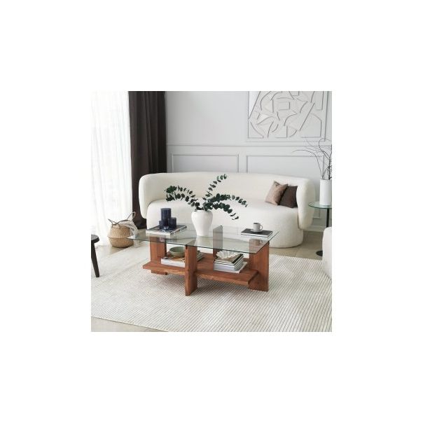 HANAH HOME Klub sto Babylon, braon - 176010