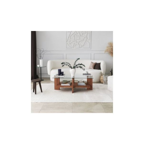HANAH HOME Klub sto Babylon, braon - 176010