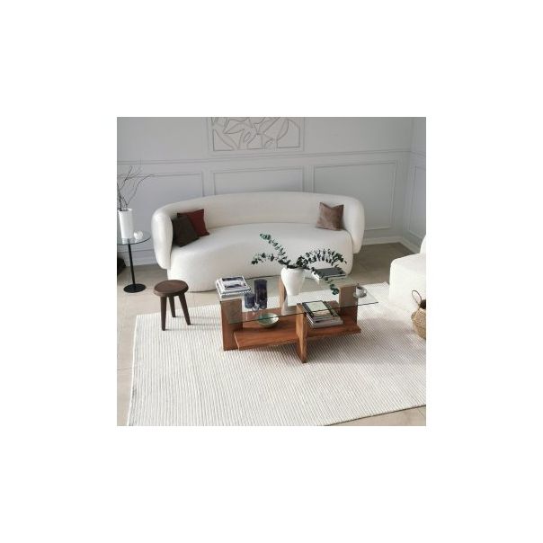 HANAH HOME Klub sto Babylon, braon - 176010