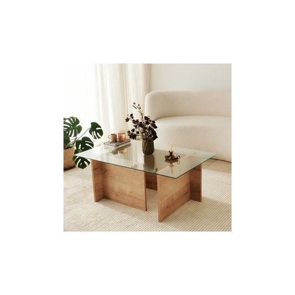 HANAH HOME Sto za dnevnu sobu Escape Sapphire Oak - 176011