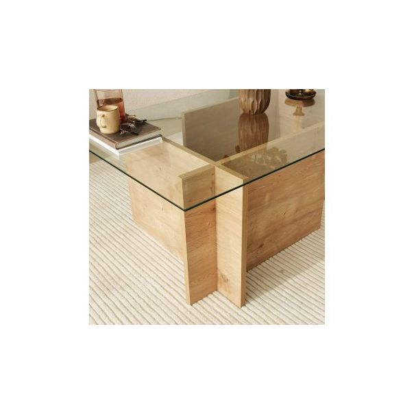 HANAH HOME Sto za dnevnu sobu Escape Sapphire Oak - 176011