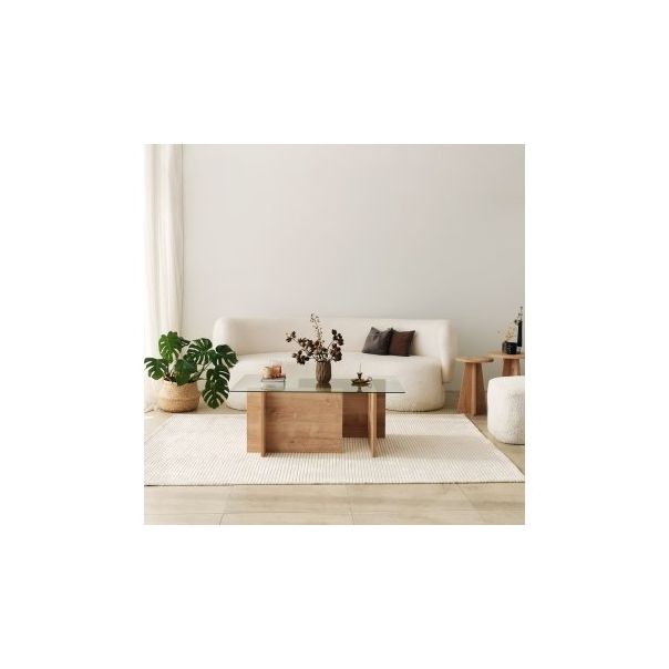 HANAH HOME Sto za dnevnu sobu Escape Sapphire Oak - 176011