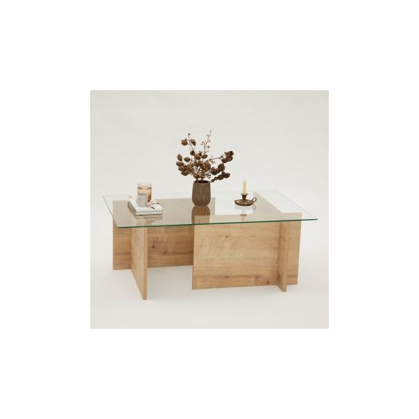 HANAH HOME Sto za dnevnu sobu Escape Sapphire Oak - 176011