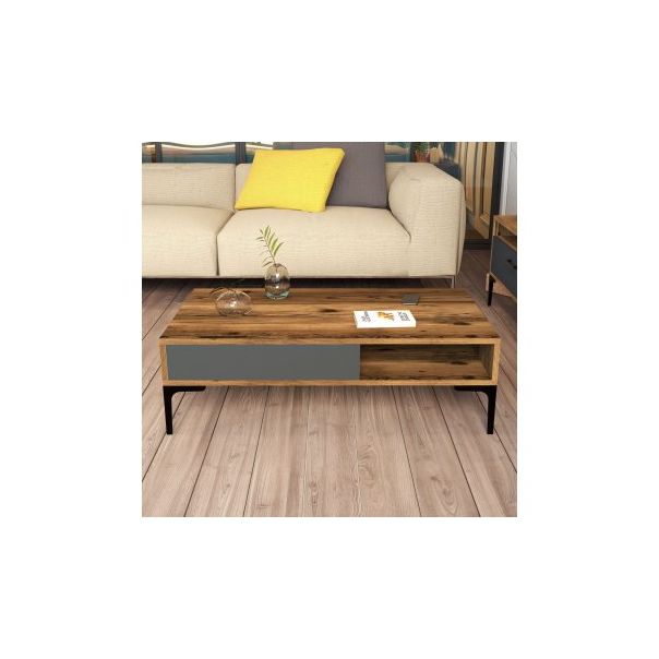 HANAH HOME Klub sto Istanbul, braon/antracit - 176013