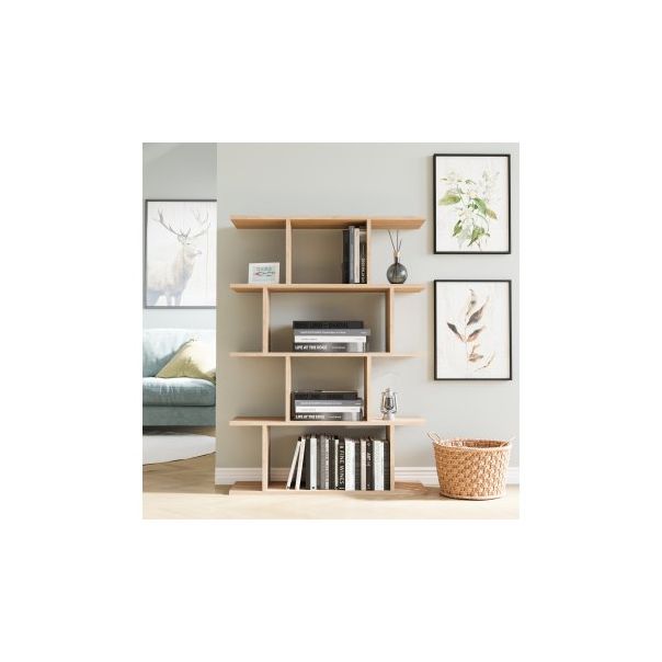 HANAH HOME Polica za knjige Harmon Oak - 176711