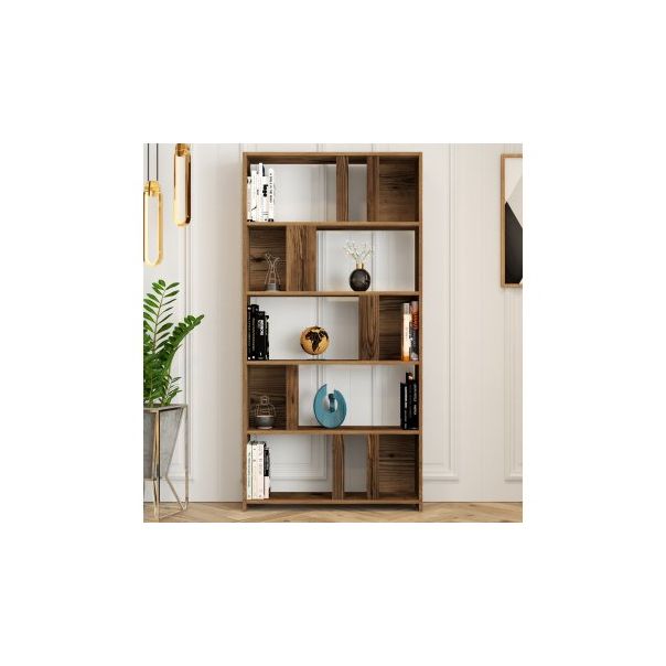 HANAH HOME Polica za knjige Lima Walnut - 176719