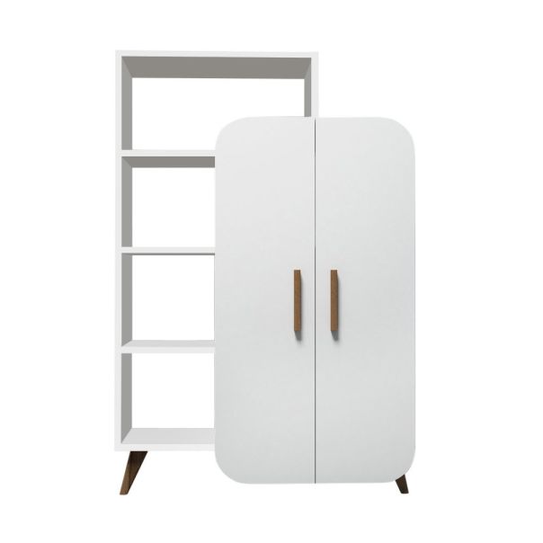 HANAH HOME Polica za knjige Form White - 176722