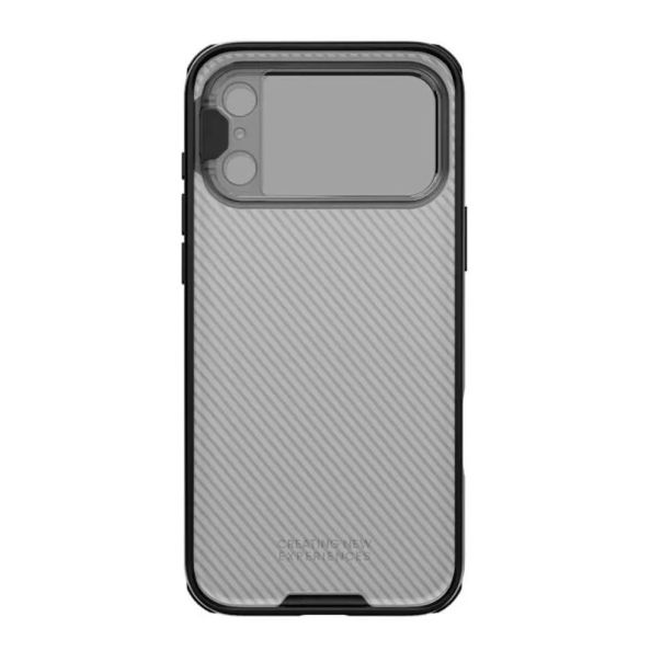 Maska za iPhone 17 Pro Max 6.9 crna (transparent kamera) Nillkin CamShield Prop - 224025