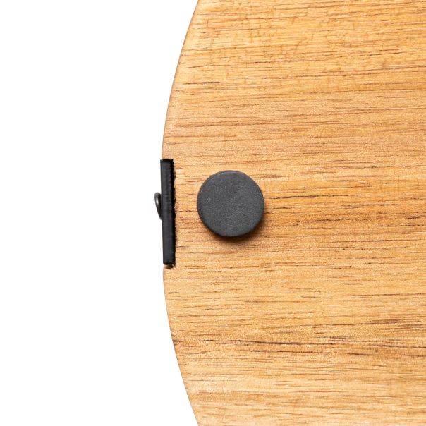 SECRET DE GOURMET Set za posluživanje 3/1 metal/drvo Acacia crna - 176922