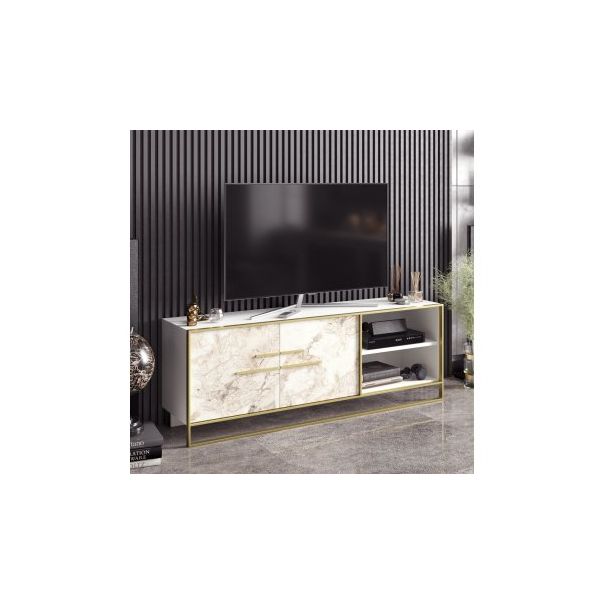 HANAH HOME TV polica Polka White 1 - 177216