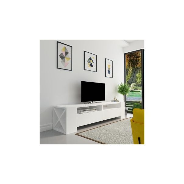 HANAH HOME TV polica Sosruko White - 177217