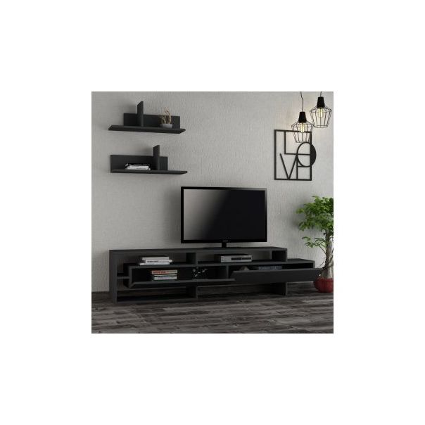HANAH HOME TV polica Gara Anthracite - 177369