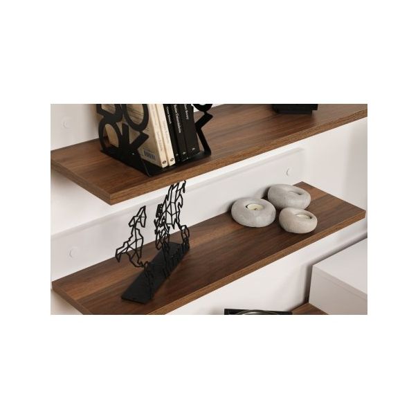 HANAH HOME TV polica Nirvana White Teak - 177370