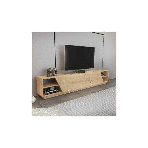 HANAH HOME TV polica Rhodes Oak - 177393