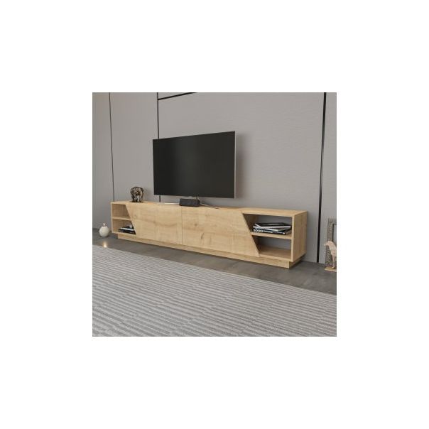 HANAH HOME TV polica Rhodes Oak - 177393