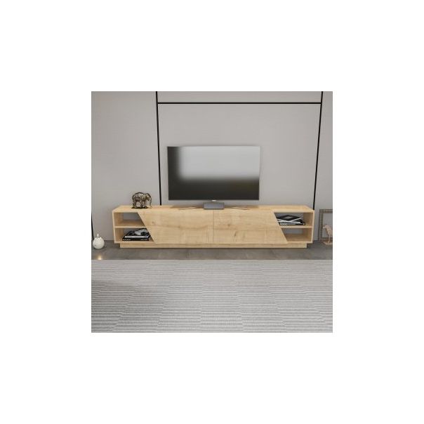 HANAH HOME TV polica Rhodes Oak - 177393