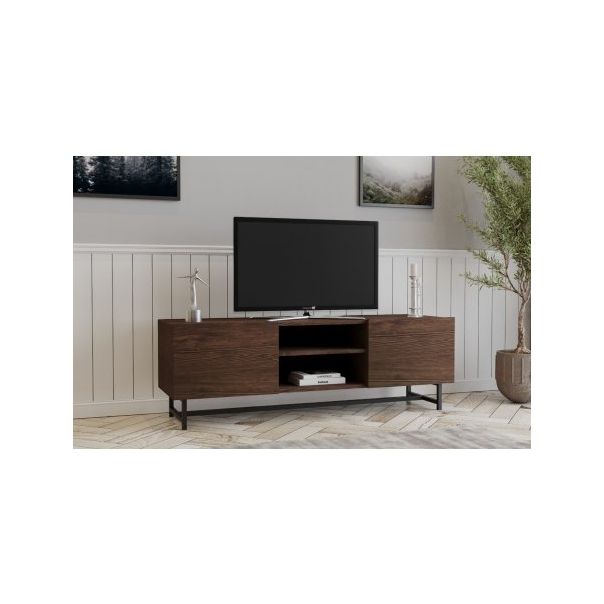HANAH HOME TV polica Wood Walnut - 177400