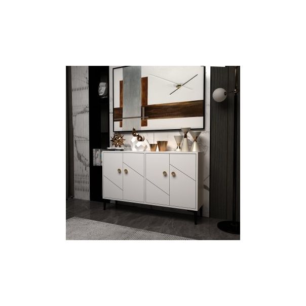 HANAH HOME TV polica Myria White - 177403