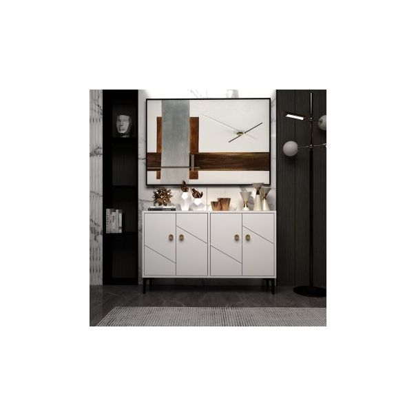 HANAH HOME TV polica Myria White - 177403