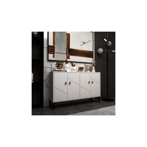 HANAH HOME TV polica Myria White - 177403