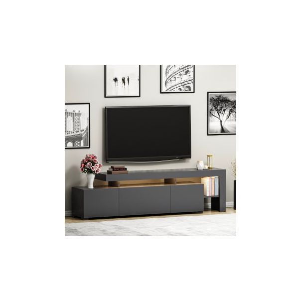 HANAH HOME TV komoda Beliz, antracit - 177417