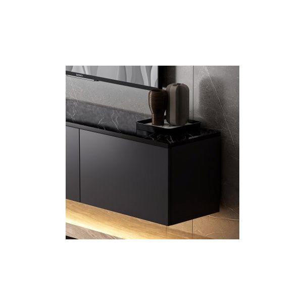 HANAH HOME Zidna TV komoda Neon Illuminated, antracit - 177424