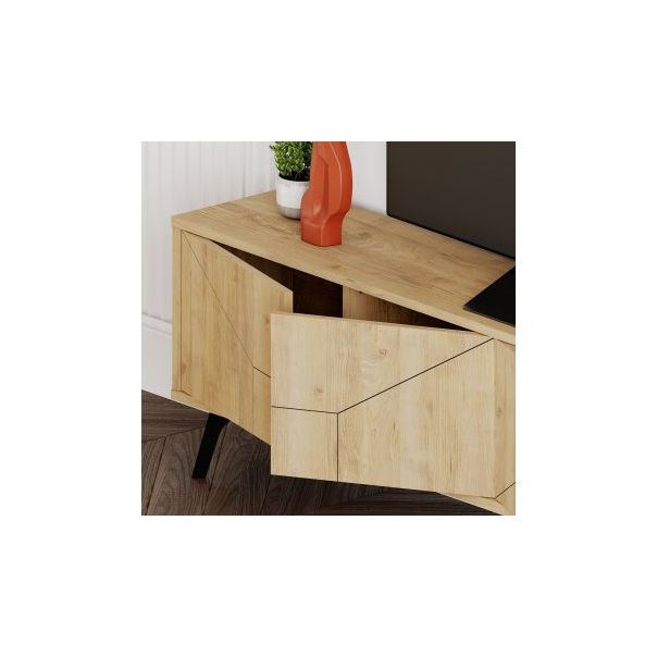 HANAH HOME TV polica Dune Oak - 177428