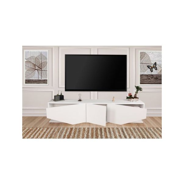 HANAH HOME TV polica Inci White - 177439