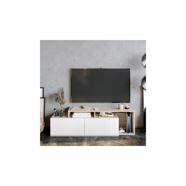 HANAH HOME TV polica Nexera Cordoba White - 177441