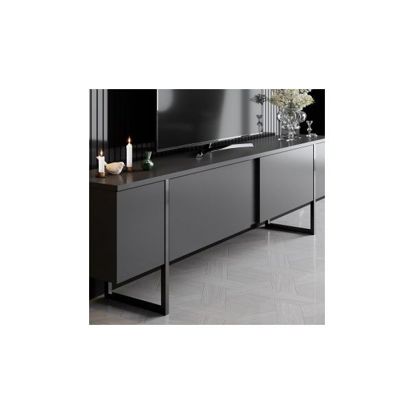 HANAH HOME TV polica Luxe Anthracite Black 1 - 177450