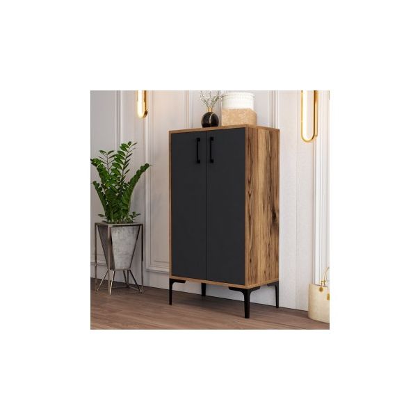 HANAH HOME Cipelarnik Prag, braon/antracit - 177560