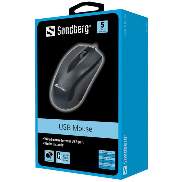 SANDBERG Miš USB 631-01 - 25597-1