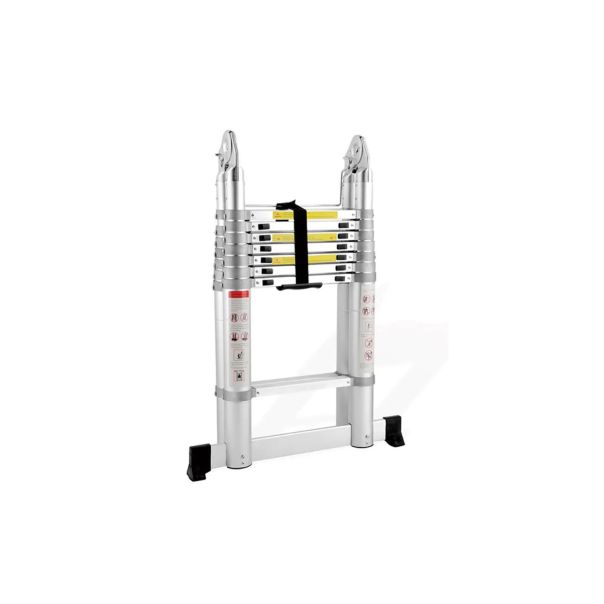 SuperStep Duple FULL Aluminijumske Teleskopske Merdevine 2,5+2,5m - 1786-1-1