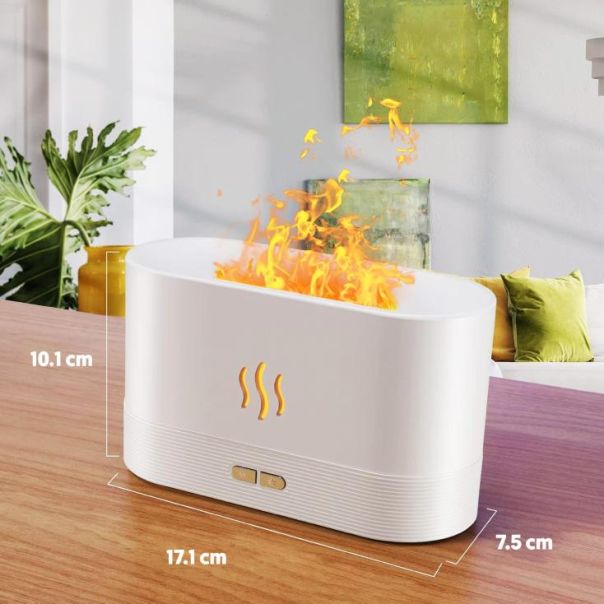 Stona ultrazvučna aroma lampa 180ml, bela - EP3205044