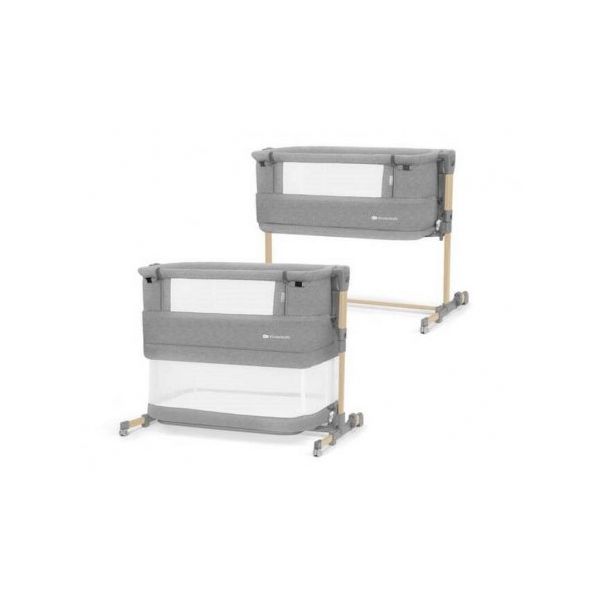 KINDERKRAFT Kolevka za bebe NESTE GROW light grey full wood (KCNEGR00LGR000W) - 179167-1