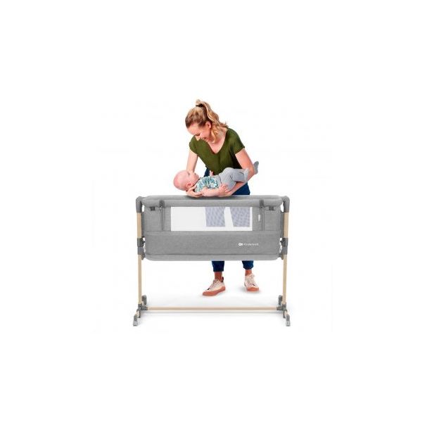 KINDERKRAFT Kolevka za bebe NESTE GROW light grey full wood (KCNEGR00LGR000W) - 179167-1